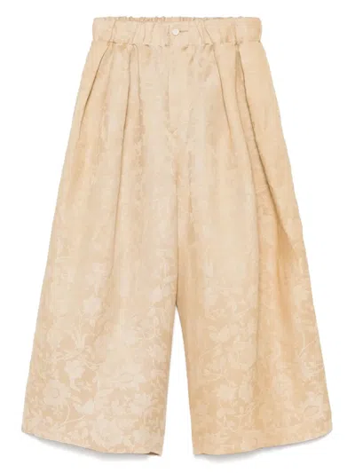 Uma Wang Poetic Trousers In Neutrals