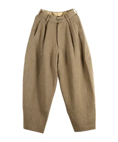 Uma Wang Poop Pants In Brown