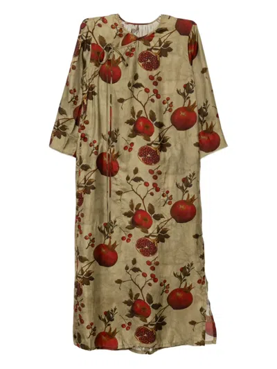 Uma Wang Printed Dress In Multi