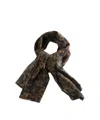 Uma Wang Printed Scarf In Black