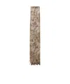 Uma Wang Printed Scarf In Nude