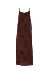 Uma Wang Women's Anaya Dress In Rosebrown