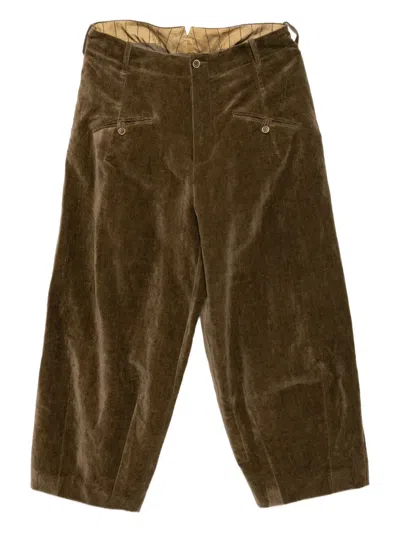 Uma Wang Prudent Trousers In Brown