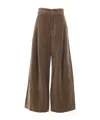 Uma Wang Trousers Straight-leg Button Detail In Brown