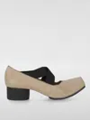 Uma Wang Leather Heeled Ballet Shoes In Pink