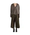 Uma Wang Raccoon Sweater In Brown