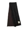 Uma Wang Rectangular Scarf In Black