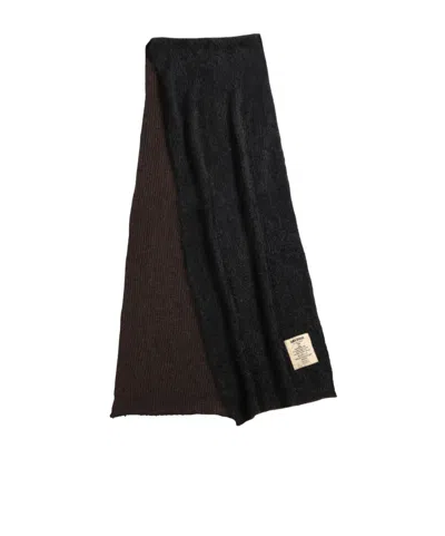 Uma Wang Rectangular Scarf In Black