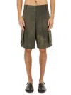 Uma Wang Short Cargo In Grey