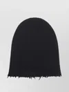 Uma Wang Relaxed Ribbed Frayed Soft Hat