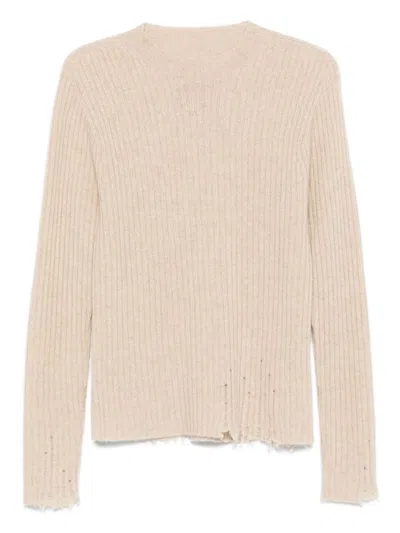 UMA WANG RIB TOP WOMAN BEIGE