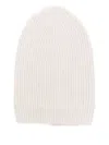 Uma Wang Ribbed Beanie In White