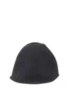 Uma Wang Ribbed Cashmere Cloche Hat In Black