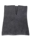 Uma Wang Ribbed-neck Scarf In Gray