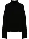 Uma Wang High Neck Top In Black