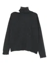 Uma Wang Roll-neck Sweater In Gray