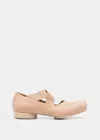 Uma Wang Woman Beige Flats In Rose/rose