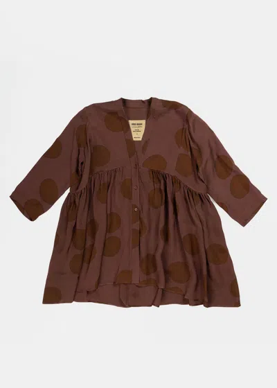 Uma Wang Rose/brown Tess Top