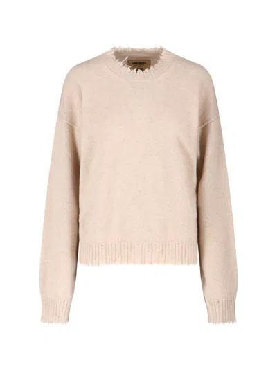 UMA WANG ROUND NECK SWEATER