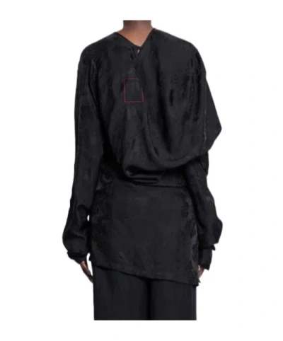 Uma Wang Round-neck T-shirt In Black