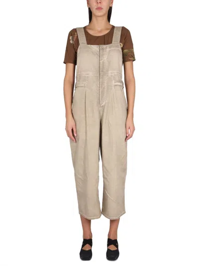 Uma Wang Salopette Paula In Beige