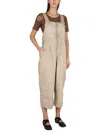 Uma Wang Relaxed-fit Wide-leg Salopette With Adjustable Straps In Beige