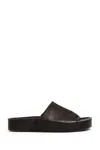 Uma Wang Man Black Sandals & Slides In Black