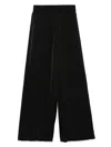 Uma Wang Satin Trousers In Black