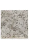 Uma Wang Scarf With Floral Pattern