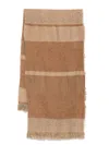 Uma Wang Sciarpa Scarf In Brown