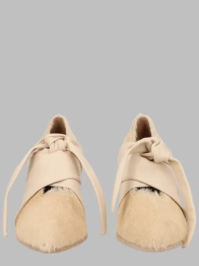 Uma Wang Sculpted Minimal Heels For Women In Neutral