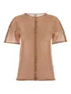 Uma Wang Semi-sheer T-shirt In Rosa