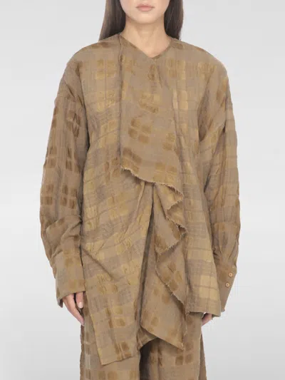 UMA WANG SHIRT UMA WANG WOMAN COLOR BEIGE,H45874022