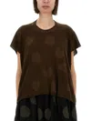 Uma Wang Polka Dot Detailed Crewneck Knitted Top