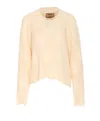 Uma Wang Shirt With Polka Dot Pattern In Beige