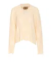 Uma Wang Shirt With Polka Dot Pattern In Beige