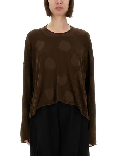 UMA WANG SHIRT WITH POLKA DOT PATTERN