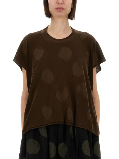 UMA WANG SHIRT WITH POLKA DOT PATTERN