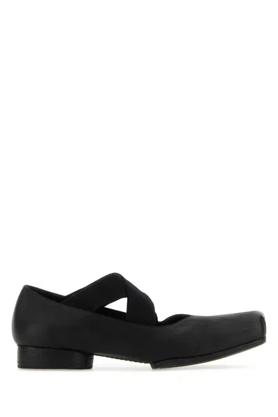 Uma Wang Shoes Ballerina Flat In Black