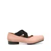 Uma Wang Leather Ballet Flats In Multi