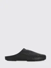 Uma Wang Square Toe Slip-on Slippers In Black
