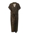 Uma Wang Short Sleeve Dress In Black