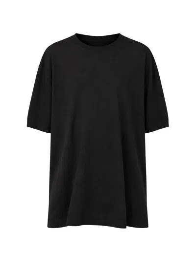 Uma Wang Short Sleeve Top In Black