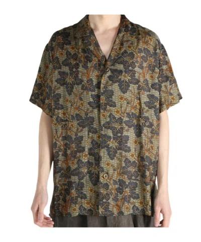 Uma Wang Short-sleeved Shirt In Black