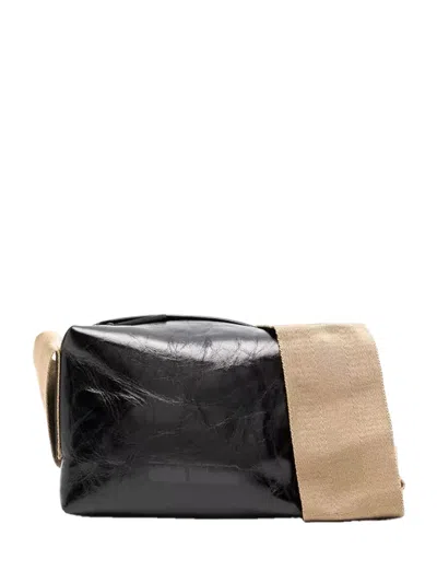 Uma Wang Shoulder Bag Black/mustard