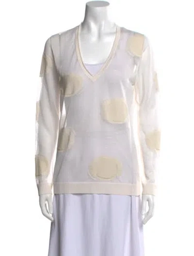 Pre-owned Uma Wang Silk Printed Sweatshirt In Neutral
