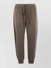 Uma Wang Drawstring Knitted Trousers In Brown