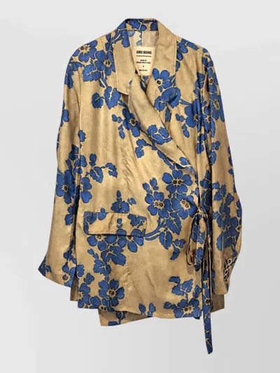 Uma Wang Single Breasted Coat In Multi