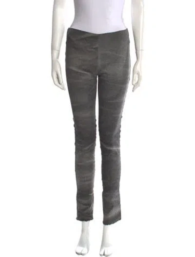 Pre-owned Uma Wang Skinny Leg Pants W/ Tags In Gray