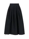 Uma Wang Knee Length And Midi Skirts In Black